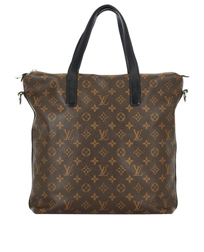 Louis Vuitton Monogram Macassar Kitan Tote, front view